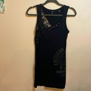 Affliction Black Premium Mini Dress - Small